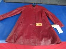 NEW EXCELLED LEATHER COAT SIZE SMALL