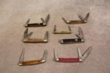 ASSORTED KNIVES. CAMILLUS, WESTERN, QUEEN, OLD TIMER