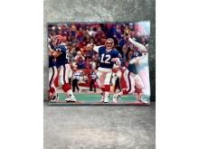 Jim Kelly signed color 16X20 action photo, Beckett
