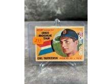 1960 Carl Yastrzemski (Rookie ) card, slight crease