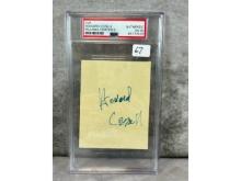 Howard Cosell Autograph PSA/DNA Authenticated