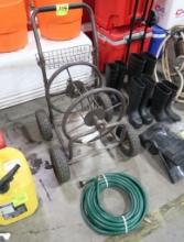 portable hose reel & hose