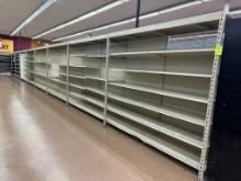 64ft Of Madix Wall Shelving W/ Wide Span Attachment