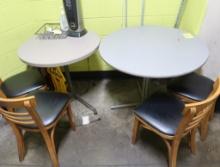cafe tables w/ laminate top