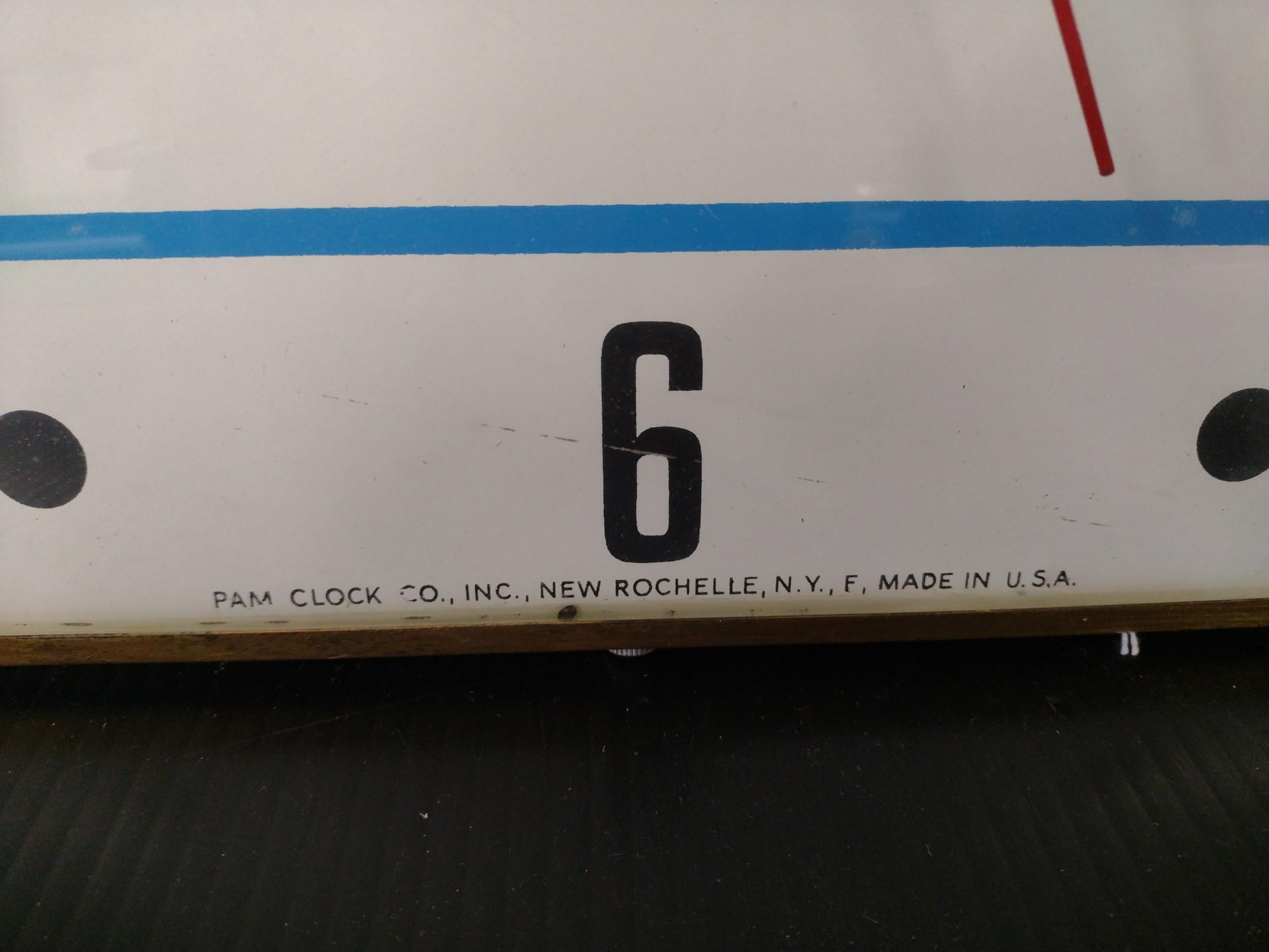 PAM Prestolite Batteries Advertising Clock