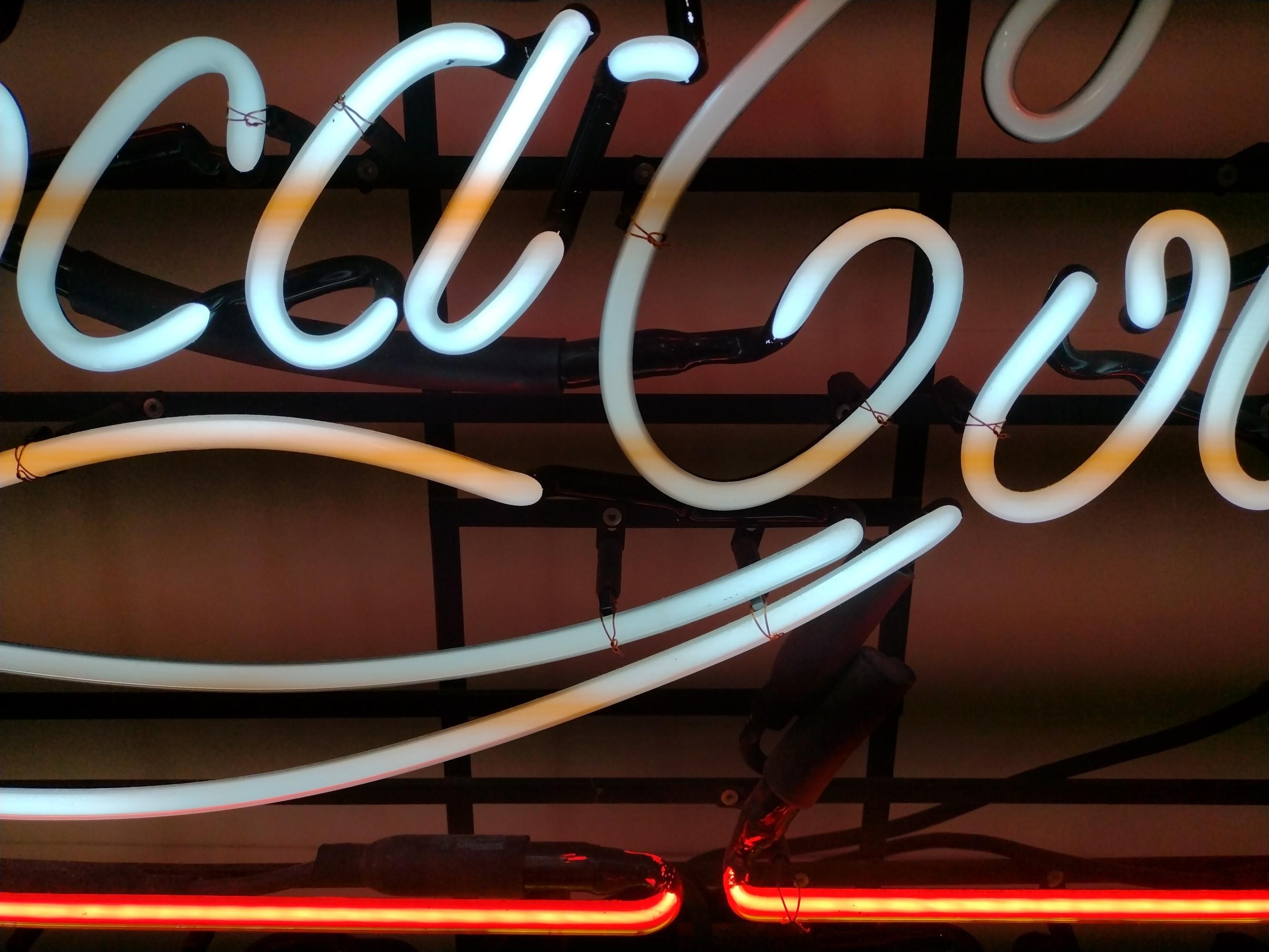 Neon Coca-Cola Advertising Sign