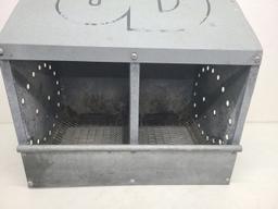 Jay-Dee Galvanized Nesting Box