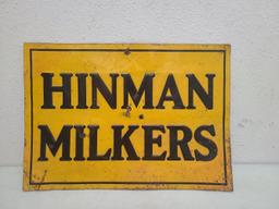 SST Embossed, Hinman Milkers Sign