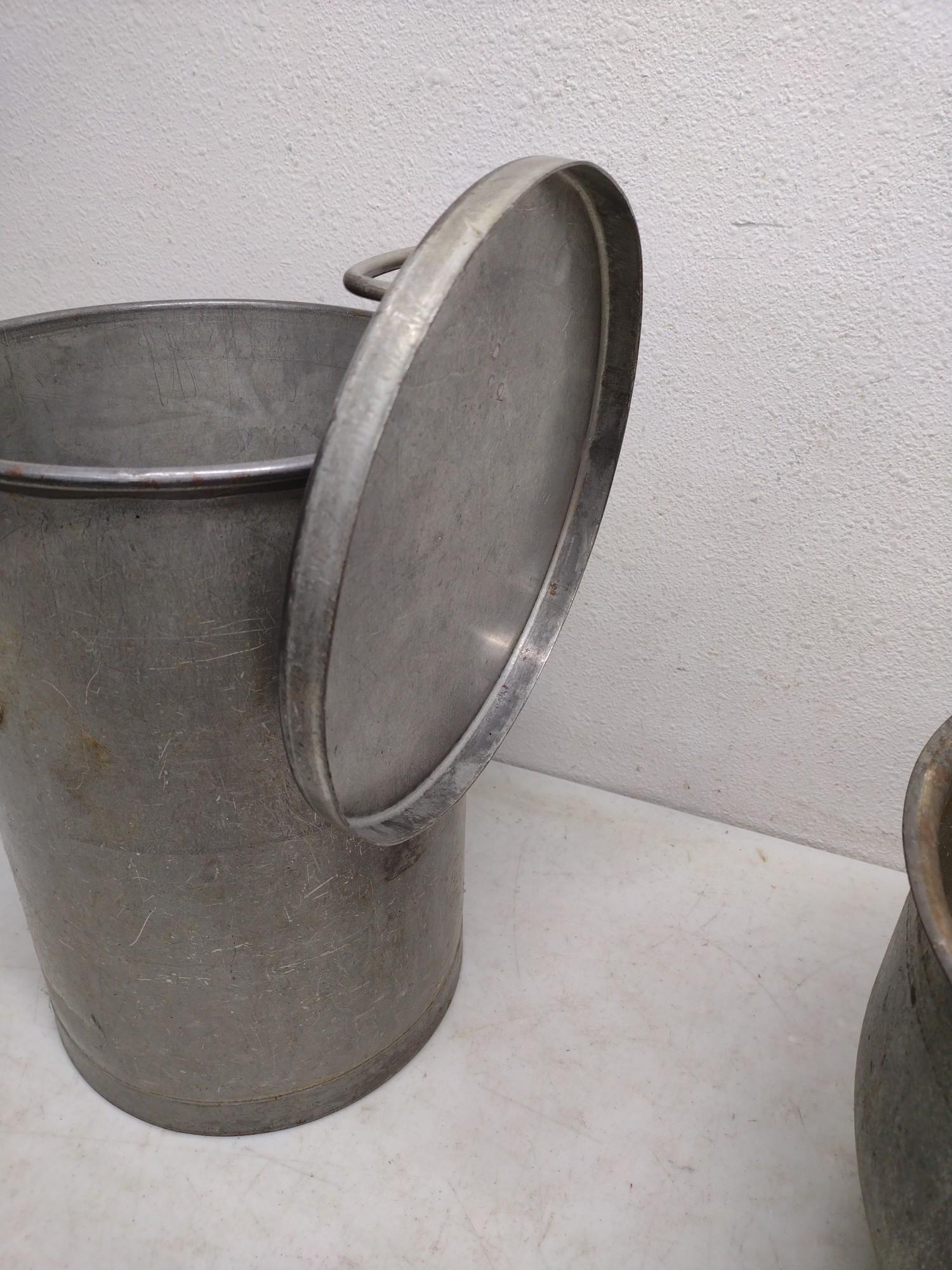 Metal Milk Bucket And Strainer