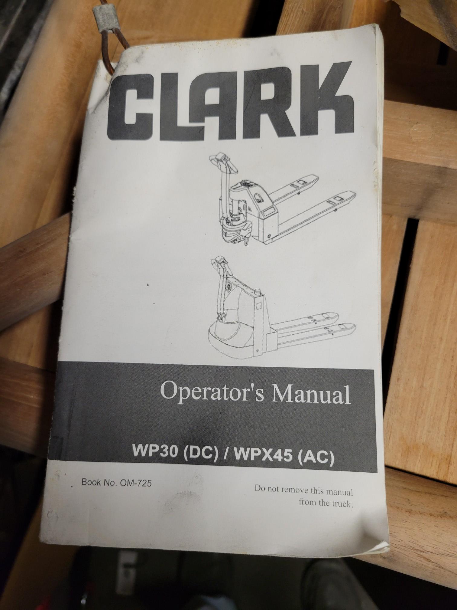 Clark WP30 24V 3,000LBS Electric Pallet Jack