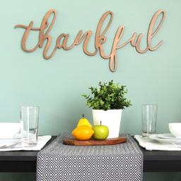 Stratton Home Typography Metal Wall Decor With Bronze Finish S09589