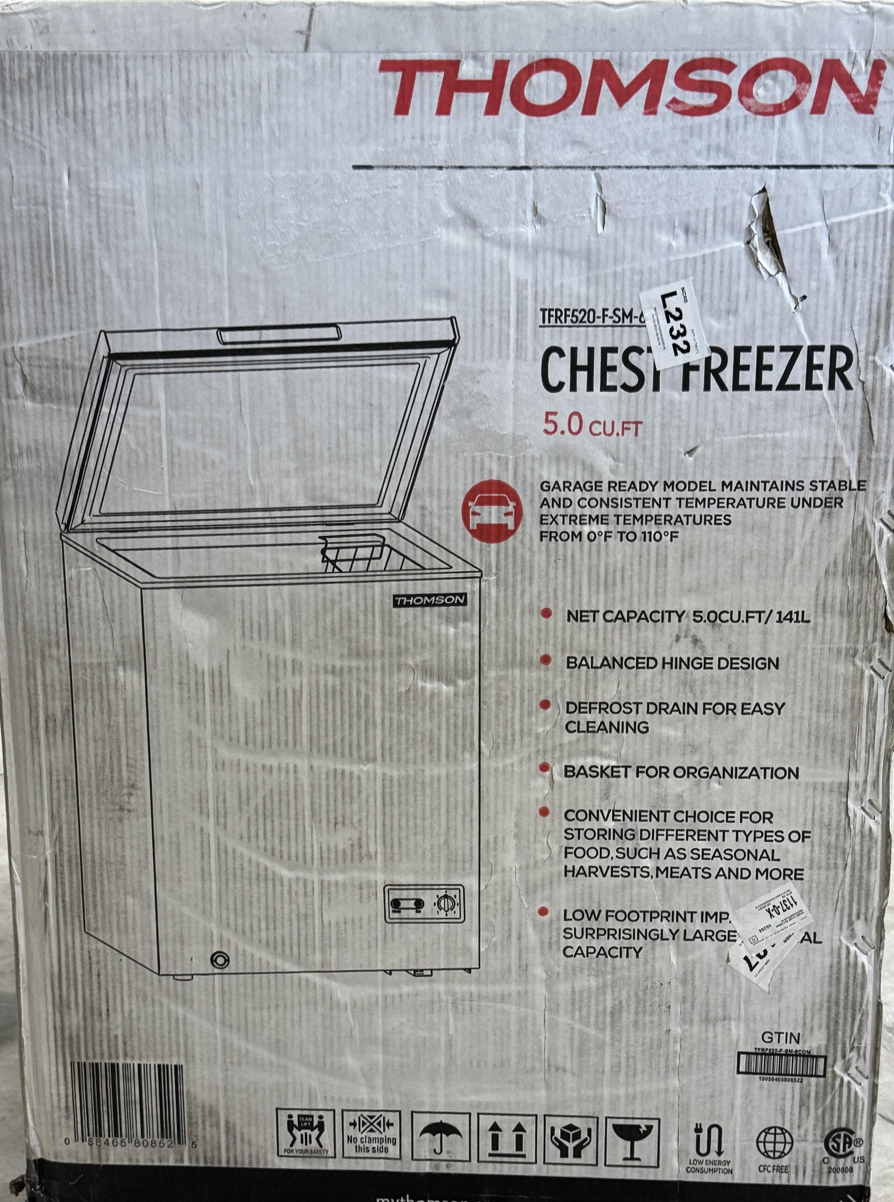 Thomson Chest Freezer (5.0 cu. ft.)