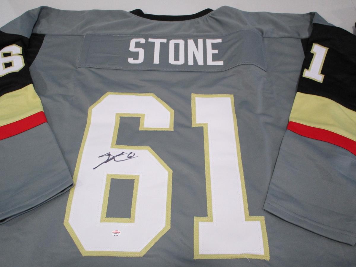 Mark Stone of the Vegas Golden Knights signed autographed hockey jersey PAAS COA 235
