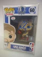 Luka Doncic of the Dallas Mavericks signed autographed Funko Pop Figure PAAS COA 804