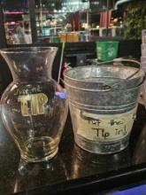 Tip Jar and Bucket