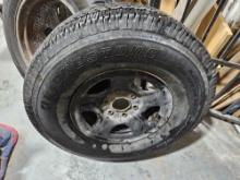 Bridgestone P265/75R16 Tire with Rim