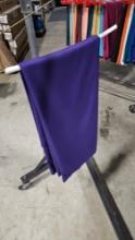 90â€� Round Polyester Tablecloth-Purple Umbrella
