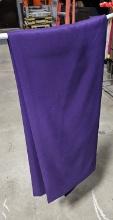 108 inch Round Polyester Tablecloth-Purple