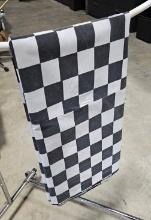 90x90 Black/White Race Checkered