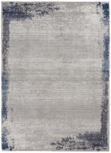 Nourison Imprint 4' X 6' Grey And Navy Area Rugs 099446718754