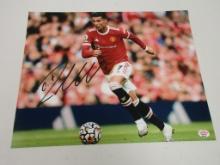 Cristiano Ronaldo of the Manchester United signed autographed 8x10 photo PAAS COA 143