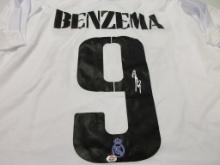 Karim Benzema of Madrid signed autographed soccer jersey PAAS COA 803