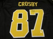 Sidney Crosby of the Pittsburgh Penguins signed autographed hockey jersey PAAS COA 324