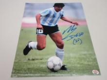 Diego Maradona of Argentina signed autographed 8x10 photo PAAS COA 202