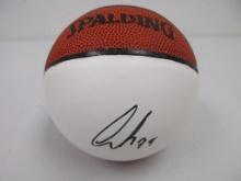 Luka Doncic of the Dallas Mavericks signed autographed mini basketball PAAS COA 681