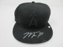 Mike Trout of the LA Angels signed autographed baseball hat PAAS COA 211