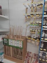 Wood dowel squares and plugs with box
