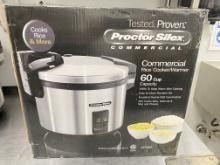 New in Box Proctor Silex 60 cup commercial rice cooker