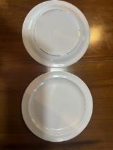 (196) Acopa 9"  Narrow Rim Melamine Plates