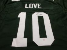 Jordan Love of the Green Bay Packers signed autographed football jersey PAAS COA 150