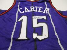 Vince Carter of the Toronto Raptors signed autographed basketball jersey PAAS COA 496
