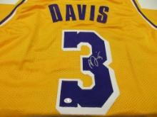 Anthony Davis of the LA Lakers signed autographed basketball jersey PAAS COA 430