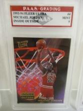 Michael Jordan Chicago Bulls 1993-94 Fleer Ultra Inside Outside #4 graded Mint 9