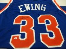 Patrick Ewing of the NY Knicks signed autographed basketball jersey PAAS COA 113