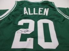 Ray Allen of the Boston Celtics signed autographed basketball jersey PAAS COA 413