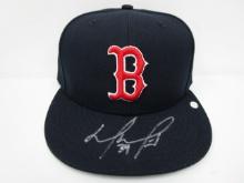 David Ortiz of the Boston Red Sox signed autographed baseball hat PAAS COA 223