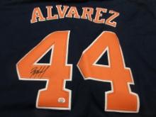Yordan Alvarez of the Houston Astros signed autographed baseball jersey PAAS COA 460