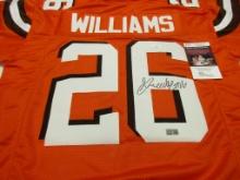Greedy Williams of the Cleveland Browns signed autographed football jersey JSA COA 221