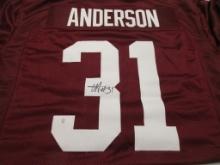Will Anderson of the Alabama Crimson Tide signed autographed football jersey PAAS COA 405