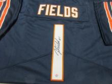 Justin Fields of the Chicago Bears signed autographed football jersey PAAS COA 312