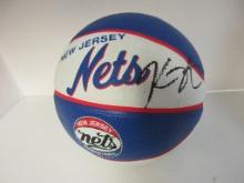 Kevin Durant of the New Jersey Nets signed autographed mini basketball PAAS COA 646