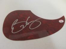 Brian May signed autographed red guitar pick guard PAAS COA 573