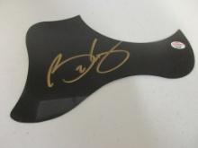 Brian May signed autographed black electric guitar pick guard PAAS COA 582
