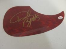 Dickey Betts signed autographed red guitar pick guard PAAS COA 651