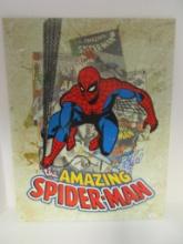 Stan Lee Amazing Spiderman signed autographed 13x16 metal sign PAAS COA 809