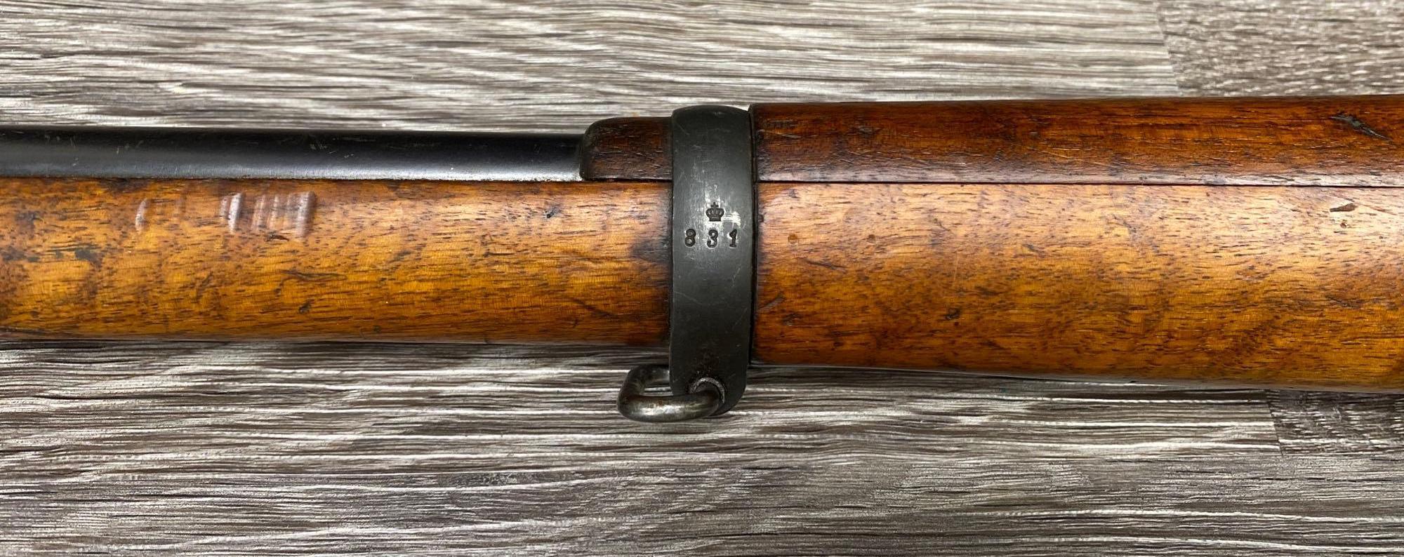 CARL GUSTAFS MODEL 1896 SWEDISH MAUSER BOLT-ACTION RIFLE 6.5 x 55 CAL.